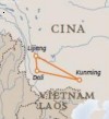 Mappa dello Yunnan